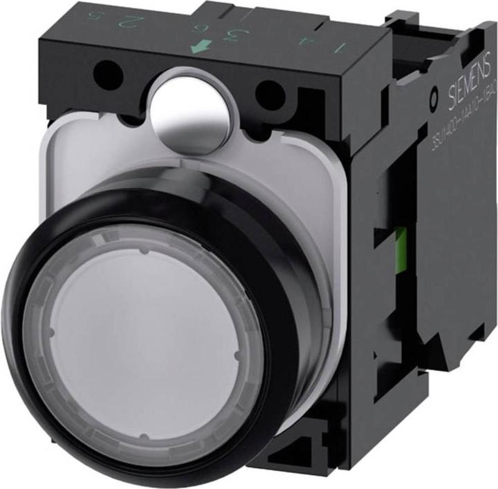 Actual product image Siemens Push-button 1f kl rnd Ř22mm 1S 3SU1100-0AB70-1BA0