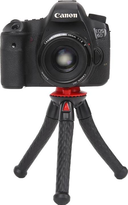Immagine prodotto Fotopro Treppiede UFO Mini nero/rosso con supporto per telefono e GoPro