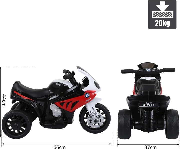 Produktbild Homcom Kindermotorrad BMW S1000RR (6 V)