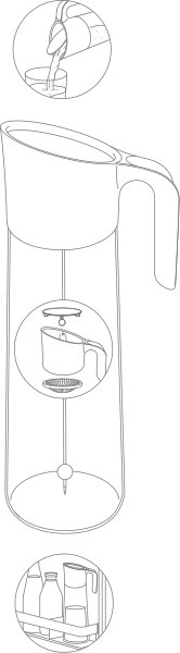 Image du produit WMF Carafe à eau Nuro 1 litre (1 l)