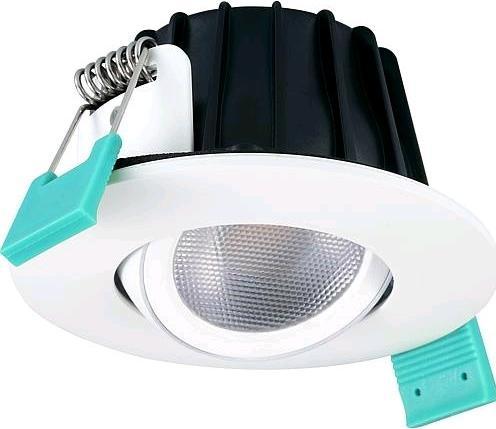 Produktbild Sylvania LED Einbaustrahler IP65 5,4W DIMCCT, weiss 230V, Abstr 38, dimmbar, schwenkba (550 lm)