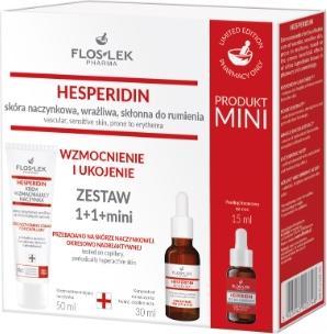Image du produit Floslek Fos-Lek Hespéridine Renforcement et relief Kream + 50 ml + concentré 30 ml + peler 15 ml (Kit de soins du visage)