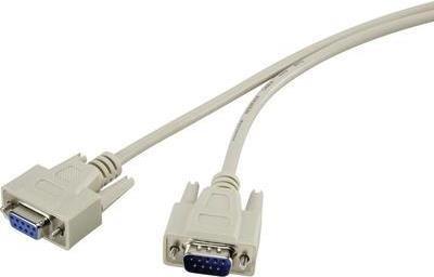 Produktbild Renkforce Serielles Verlängerungskabel D-Sub 9pol. 3 m (3 m, VGA)
