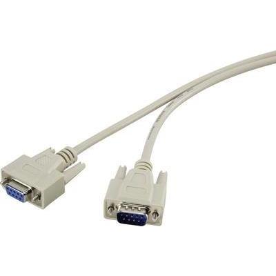 Renkforce Serielles Verlängerungskabel D-Sub 9pol. 5 m (5 m, VGA), Schnittstellenkabel