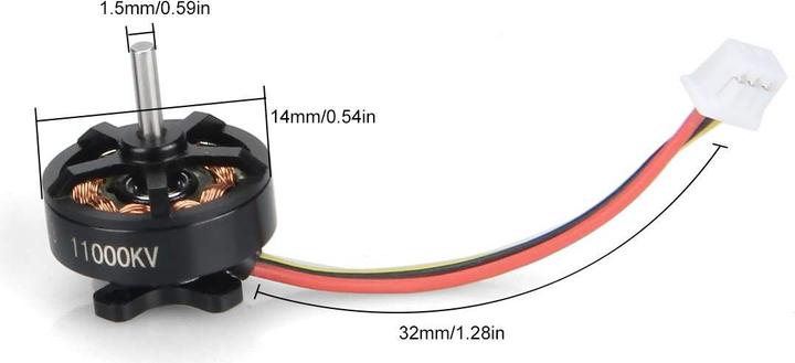 Produktbild BetaFPV 1103W 11000KV 2S | Bürstenloser Motor für Drohne | 1 Stück