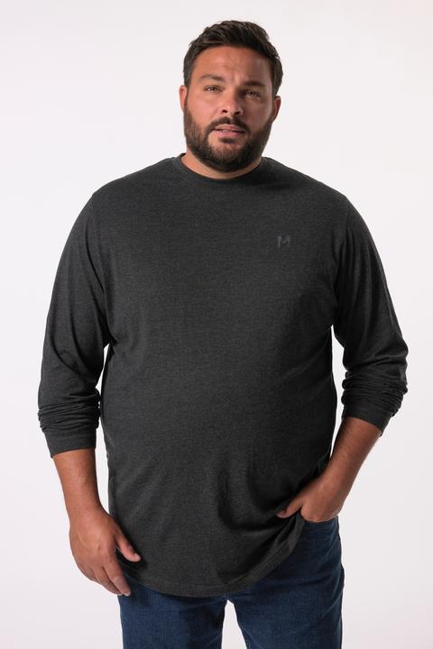 Image du produit Men+ T-shirt, col rond et manches longues, collection Basic - jusqu'au 8 XL (7XL)