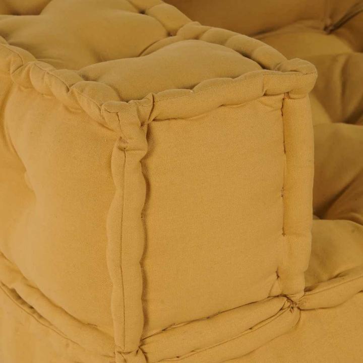 Produktbild vidaXL Modularer Pouf Gestreift Stoff (2-Sitzer)