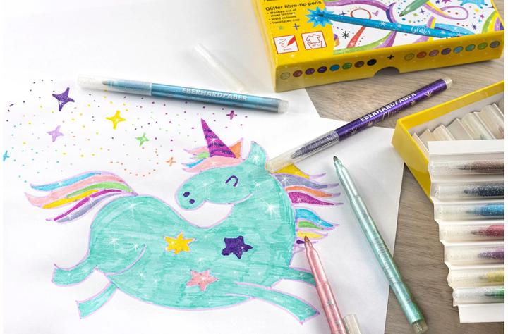 Immagine prodotto EberhardFaber Penna in fibra Glitter (16 x)