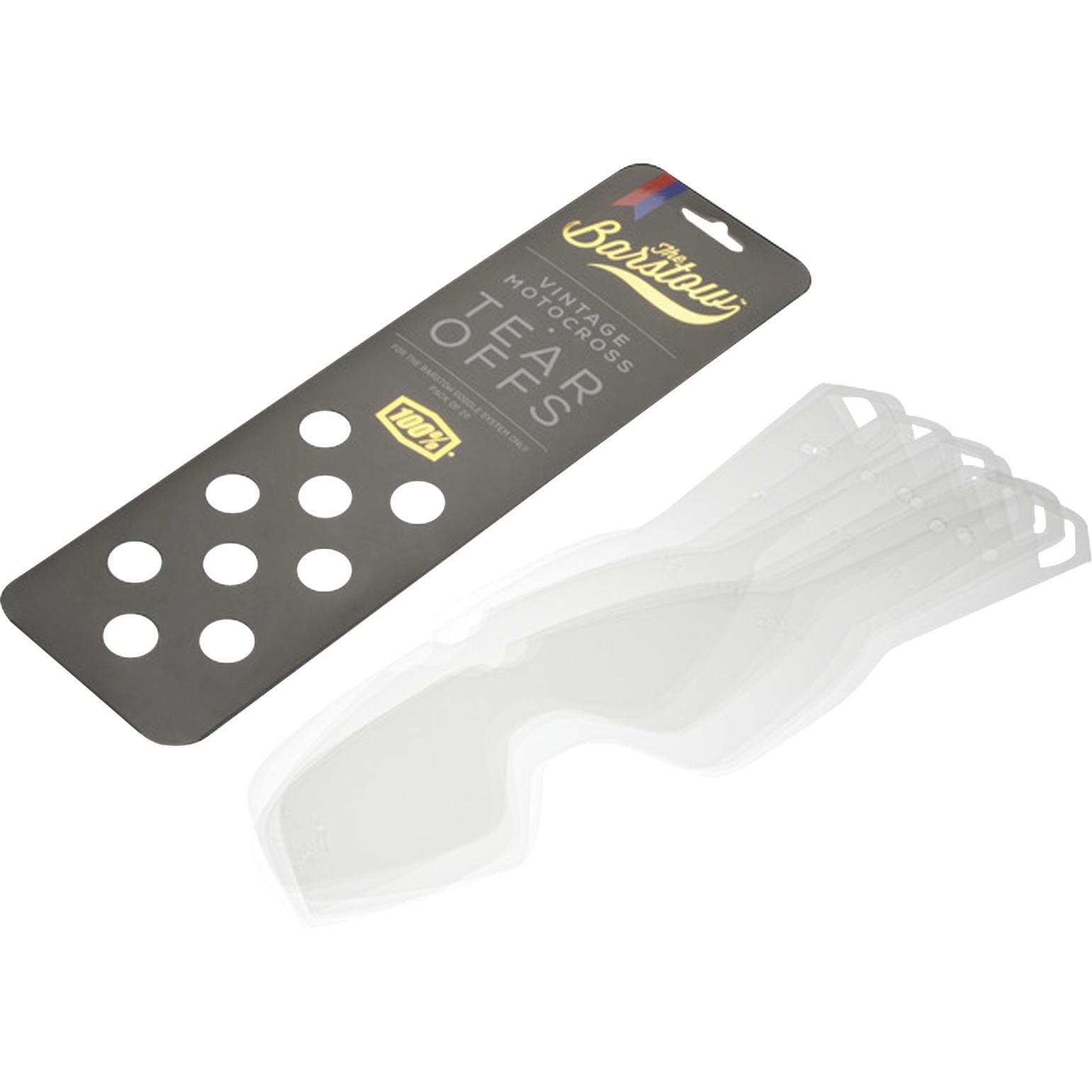 100%, Brillen Zubehör, Barstow Standard Tear-Offs 20 Pk