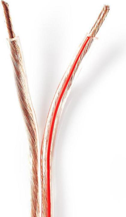 Productafbeelding Nedis Luidsprekerkabel| 2x 4,00 mm²| Koper| 100,0 m| rond| PVC| Transparant| - Verlenging (100 m, 4 mm²)