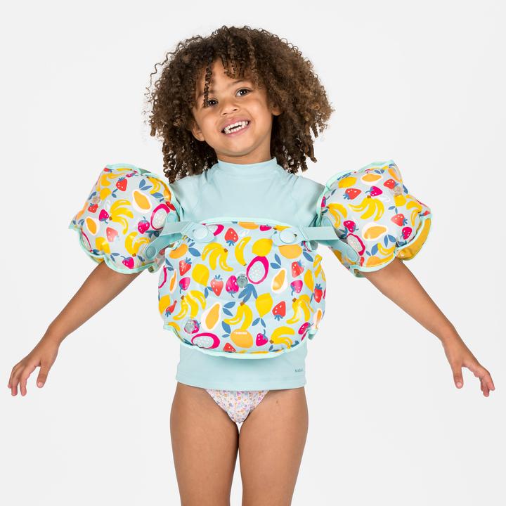 Image du produit Nabaiji Brassards ceinture évolutifs de piscine Enfant 15-30kg - Tiswim allnuts bleu