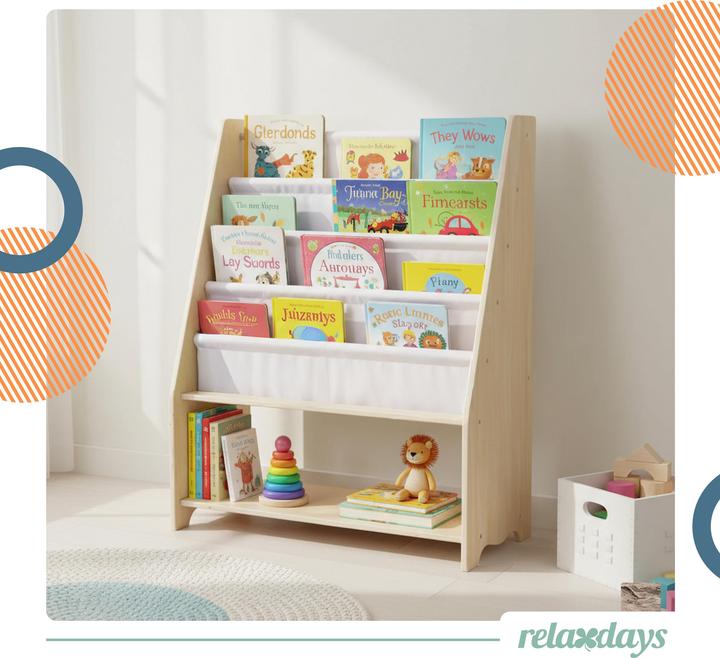 Produktbild Relaxdays Kinderbücherregal (64 x 28 x 78 cm)