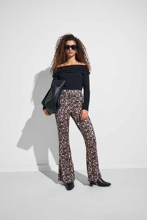 Only Onlanna Rib Flared Aop Legging Cs Jrs