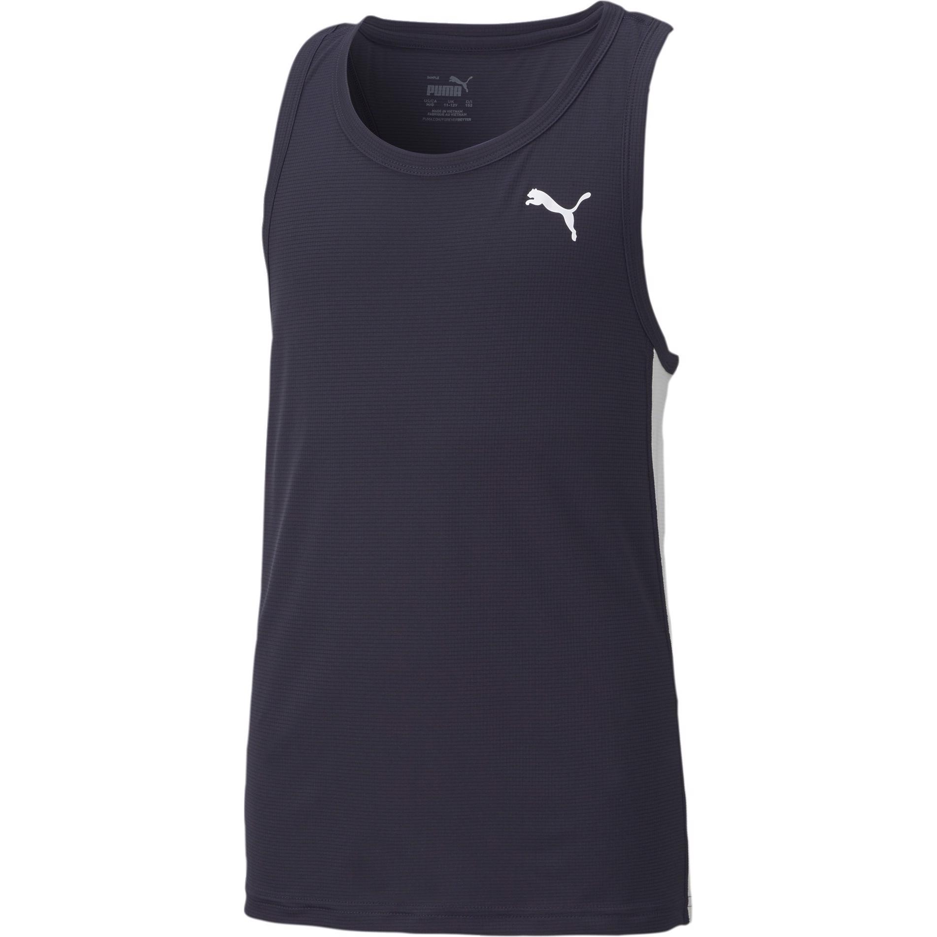 Puma, Herren, Sportshirt, Cross the Line Singlet 2.0 Y-520340 (152), Blau, 152