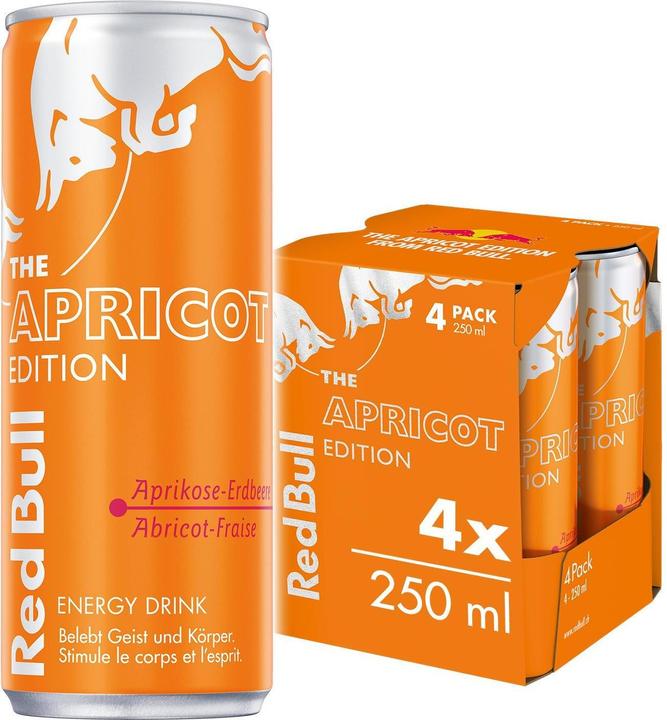 Actual product image Red Bull Apricot Edition (4 x 250 ml)