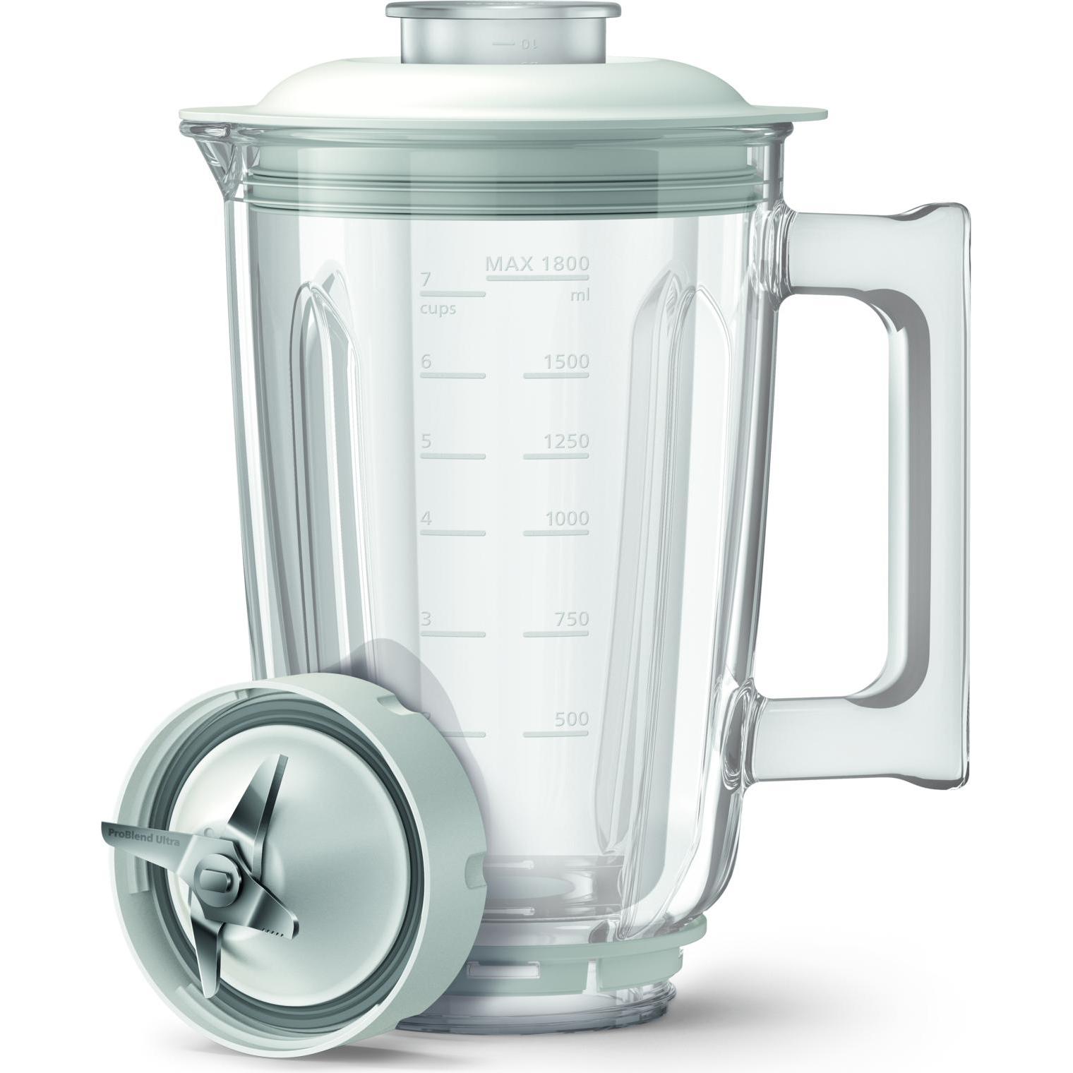 Thumbnail - Philips HR3760/01 Atlantic High, Standmixer, Silber, Weiss