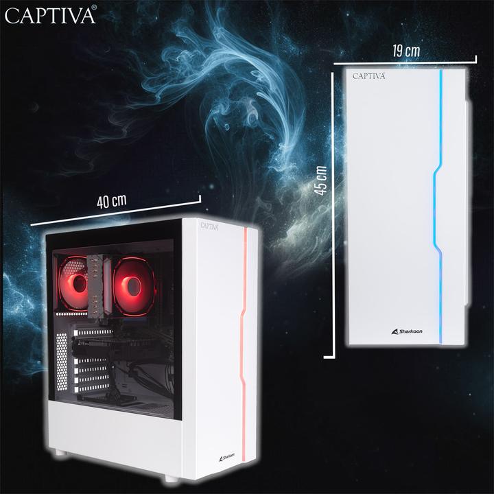 Actual product image Captiva Highend Gaming R78-965 (AMD Ryzen 5 7500F, 32 GB, 1000 GB, GeForce RTX 4070)