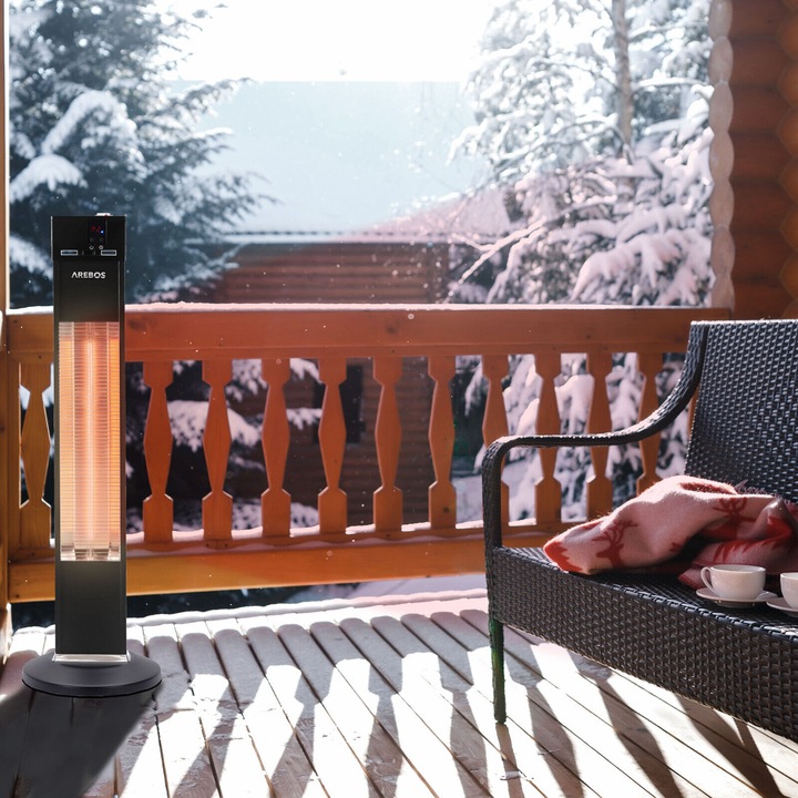 Actual product image Arebos Infrared radiant heater (2000 W)