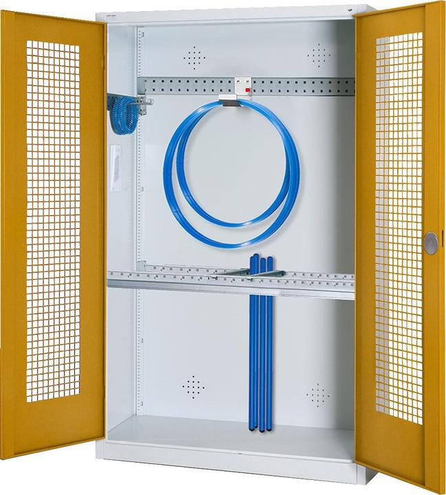 Immagine prodotto C+P Armadio modulare per attrezzature sportive con attrezzatura di base (HxLxP: 195x120x50 cm, con ante
