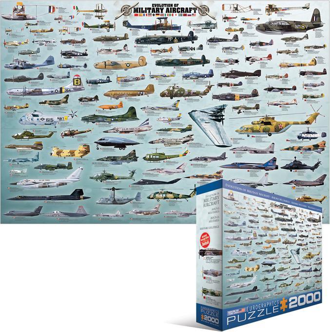 Immagine prodotto Eurographics Aerei militari (2000 pezzi)