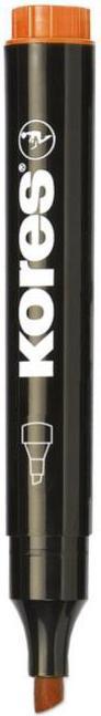 Produktbild Kores Permanent-Marker "K MARKER", Keilspitze, orange (12 x)