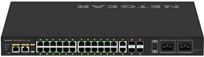 Productafbeelding Netgear PoE++ Switch AV Line M4250-26G4F-PoE++ 28 Port (30 Havens)