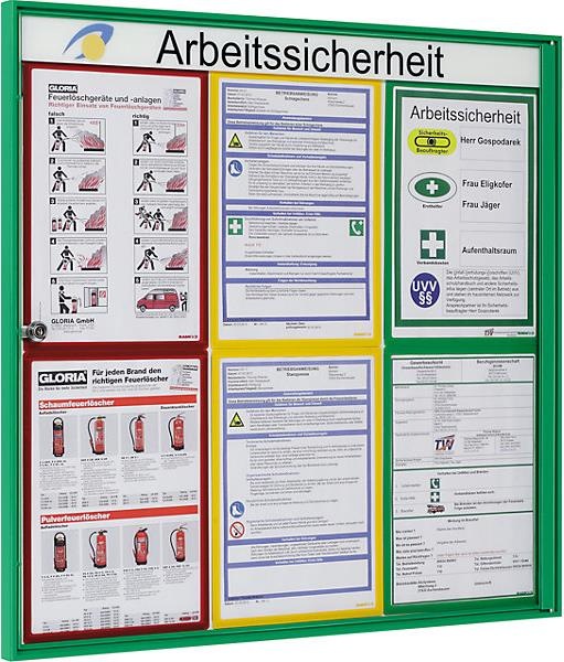 Image du produit kaiserkraft Vitrine d'affichage pour l'intérieur (Tableau magnétique, 50 x 38 cm)
