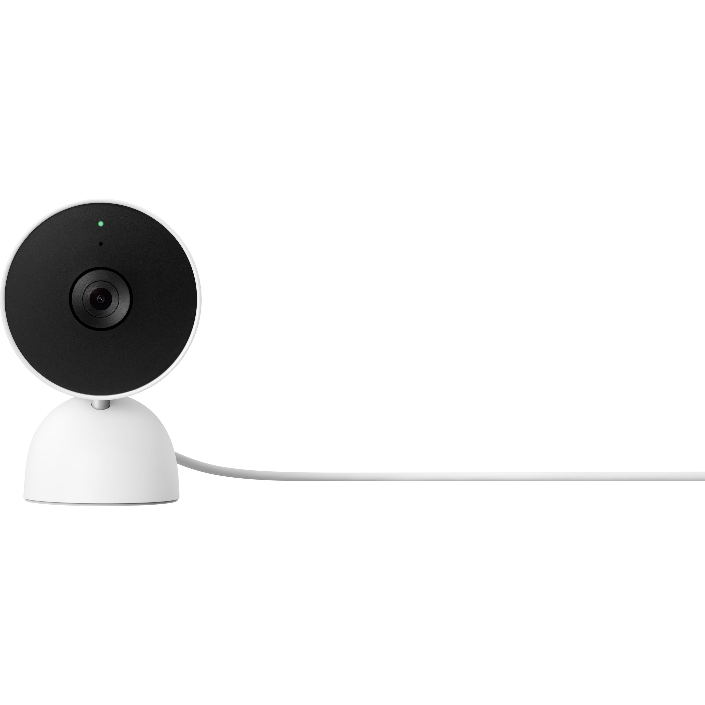 Google Nest Cam (1920 x 1080 Pixels), Netzwerkkamera, Schwarz, Weiss