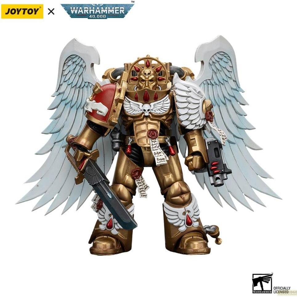 Thumbnail - Joy Toy Warhammer The Horus Heresy Actionfigur 1/18 Blood Angels Sanguinary Guard with Encarmine Sword 1 12