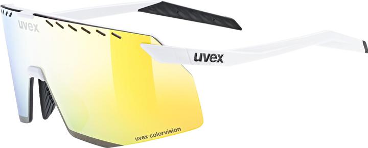Uvex Sports Pace stage CV (blanc mat (jaune)*, colorvision vert brillant)