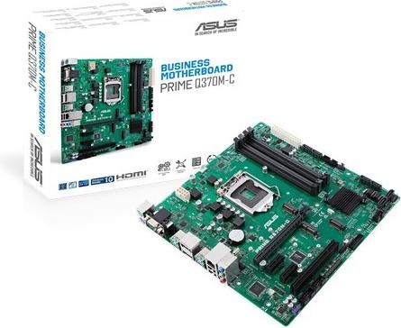 Actual product image ASUS PRIME Q370M-C, mATX, LGA1151 (LGA 1151, Intel Q370, mATX)