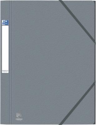 Produktbild Elba Eckspannermappe EUROFOLIO, DIN A4, 0,7 mm, grau Stärke: 0,7 mm, mit Beschriftungsetikett, aus Karton (A4, 1 x)