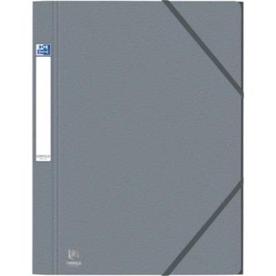 Elba, Mappe, Eckspannermappe EUROFOLIO, DIN A4, 0,7 mm, grau Stärke: 0,7 mm, mit Beschriftungsetikett, aus Karton (A4, 1...