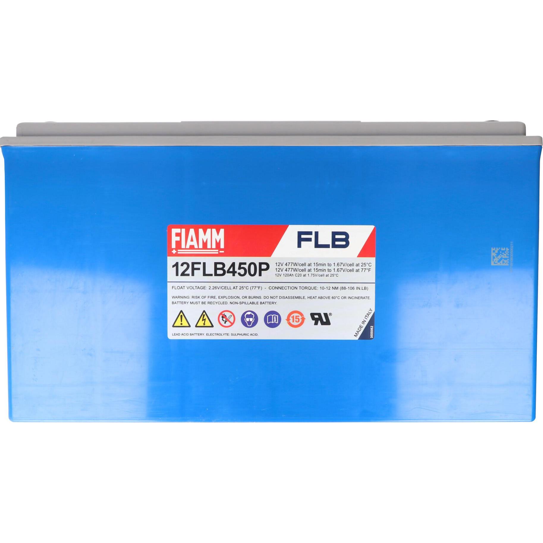 Thumbnail - Fiamm, Versorgungsbatterie, Highlite 12FLB450 P, Blei Akku mit M8 Schraubanschluss 12V, 115000mAh, 7171810630500211 (12 ...
