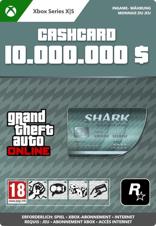 Produktbild Microsoft Xbox GTA Online Megalodon Shark Cash Card Xbox Series XS Download Code