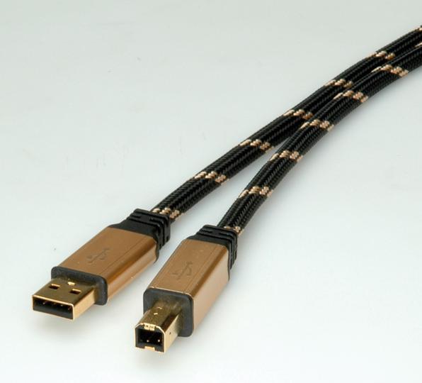 Produktbild Roline GOLD USB 2.0 (3 m, USB 2.0)