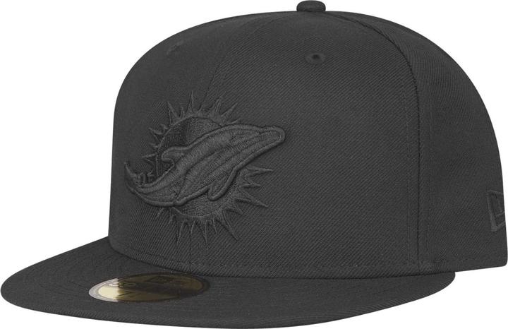 Produktbild New Era 59Fifty Cap - NFL BLACK Miami Dolphins - 6 7/8 (6 7/8)
