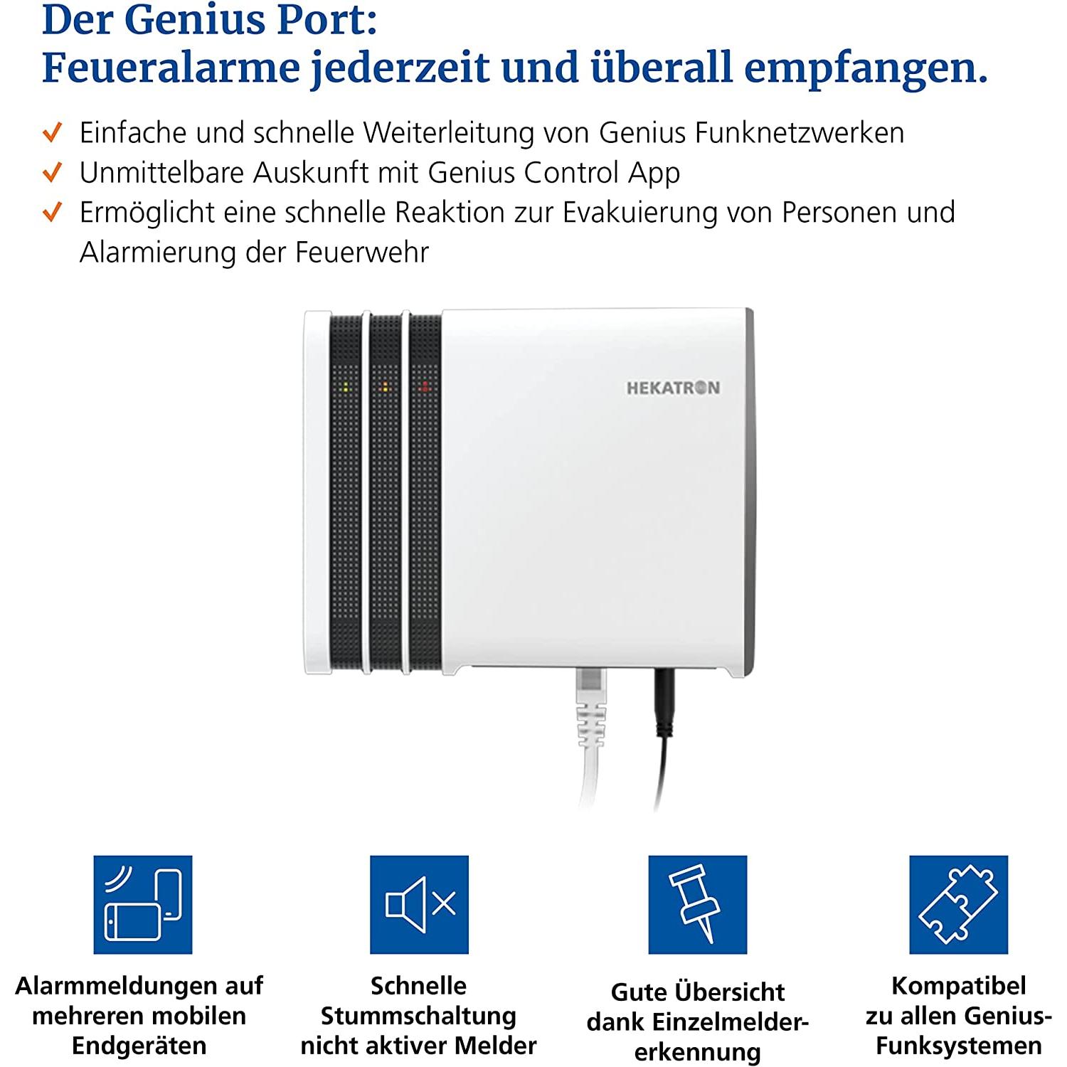Thumbnail - Hekatron, Gefahrenmelder, Genius Port Funkerweiterung