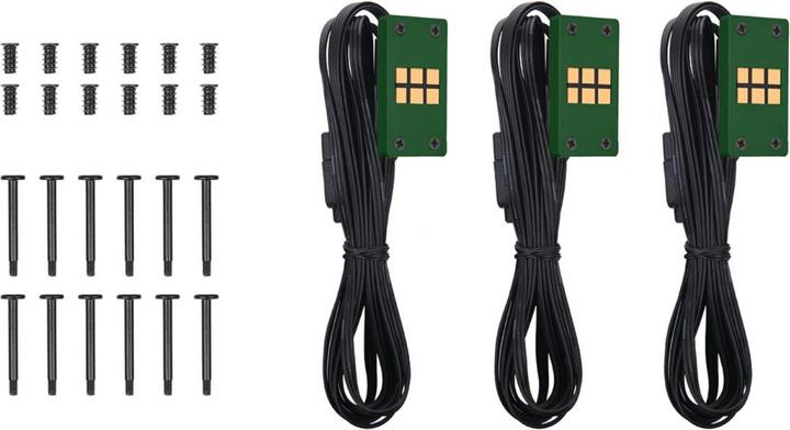 Actual product image Thermaltake TT CT140 EX Reverse ARGB PC Cooling Fan 3 Pack Racing Green (140 mm, 3 x)