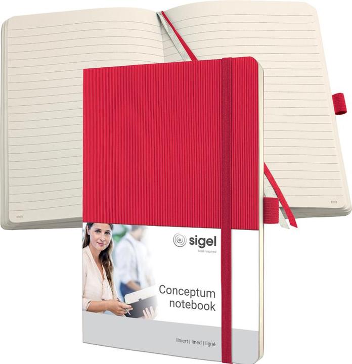 Productafbeelding Sigel Notitieboek CONCEPTUM Softcover Softwave (A5, Rijen, Softcover)