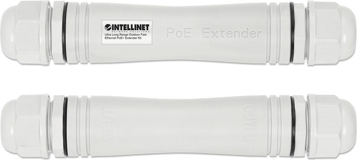 Produktbild Intellinet Ultra Long Range Outdoor Fast Ethernet PoE+ Extender Set