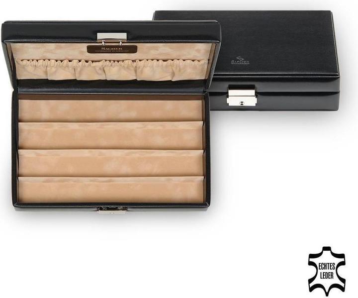 Sacher 2510.010443 - Sammleretui new classic schwarz Leder