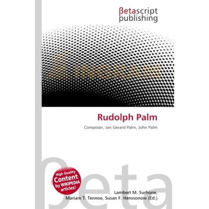 Rudolph Palm, Fachbücher