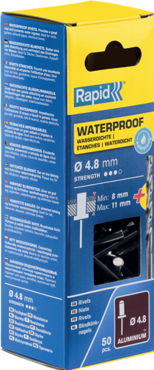Actual product image Rapid Waterproof blind rivet Ø 4.8 x 14 mm