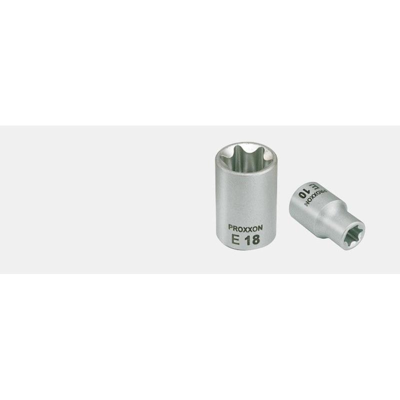 Proxxon, Steckschlüssel + Stecknuss, 3/8" Aussentorx-Einsatz E 10 (3/8")