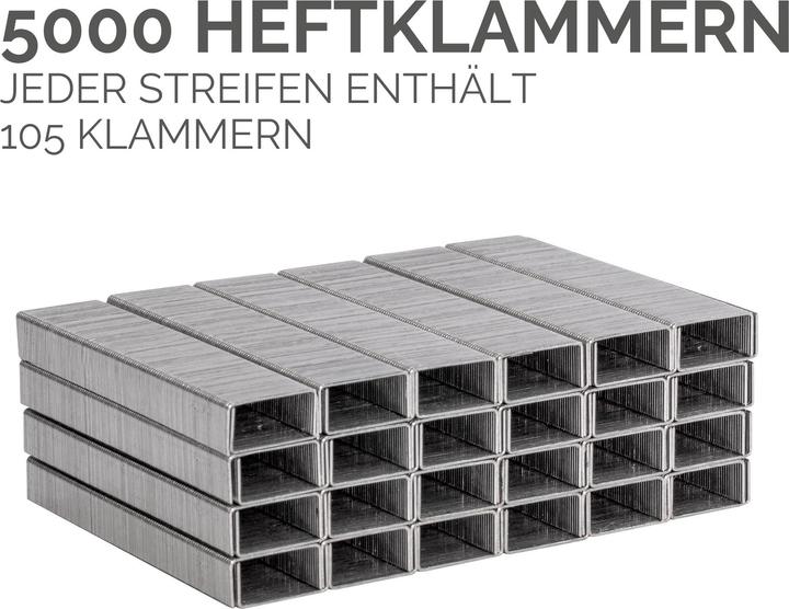 Produktbild Fellowes Heftklammer 26/6 5000 Stück, Halbstreifen (5000 x)