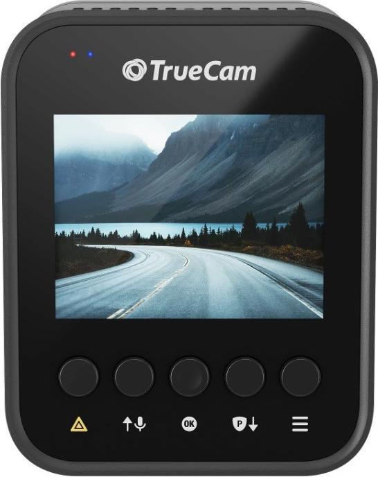 Actual product image TrueCam H25 Dashcam with GPS Viewing angle horizontal max.=50 ° Data display in video, G-sensor, WDR, loops (GPS receiver, Built-in display, Rechargeable battery, Accelerometer, Wi-Fi, Bluetooth, UHD 4K)
