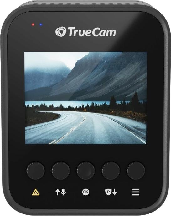 Produktbild TrueCam H25 Dashcam mit GPS Blickwinkel horizontal max.=50 ° Datenanzeige im Video, G-Sensor, WDR, Schleifen (GPS-Empfänger, Eingebautes Display, Akku, Beschleunigungssensor, WLAN, Eingebaute Anzeige, Bluetooth, UHD 4K)