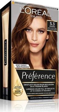 L'Oréal Paris L'Oreal Recital Preference Hair Dye G 5.3 Virginie (5.3 Virginia Light Golden Brown)