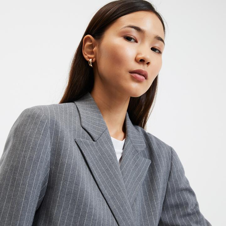 Actual product image La Redoute Collections Tailored blazer with pinstripes (42)